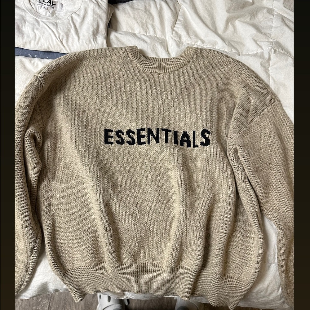 Essentials knit sweatshirt